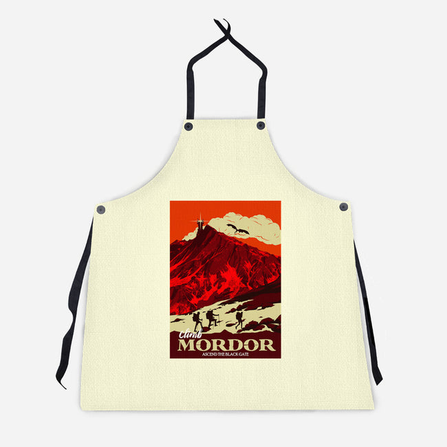 Climb Mordor-unisex kitchen apron-heydale