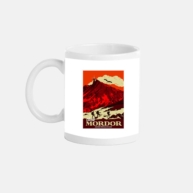 Climb Mordor-none glossy mug-heydale