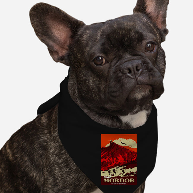 Climb Mordor-dog bandana pet collar-heydale