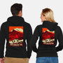 Climb Mordor-unisex zip-up sweatshirt-heydale