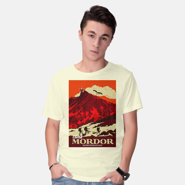 Climb Mordor-mens basic tee-heydale