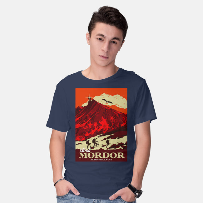 Climb Mordor-mens basic tee-heydale