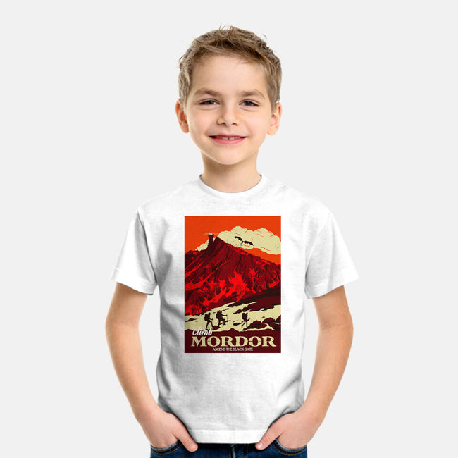 Climb Mordor-youth basic tee-heydale