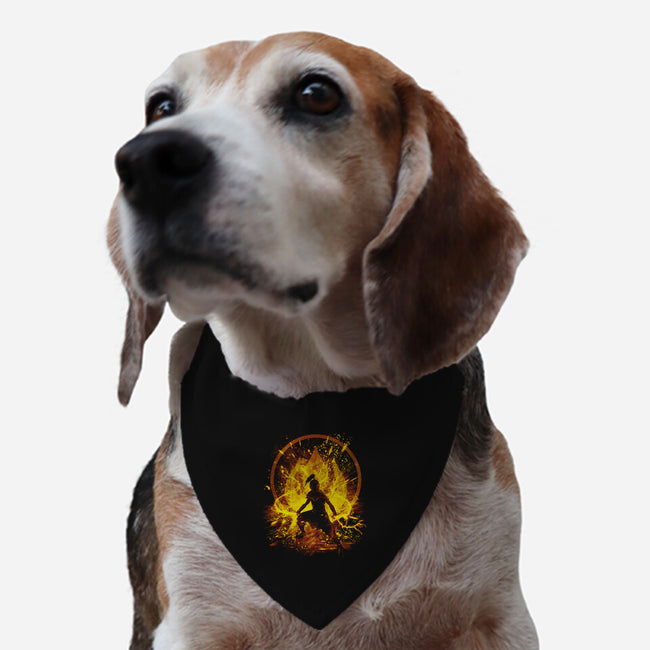 Fire Prince-dog adjustable pet collar-kharmazero