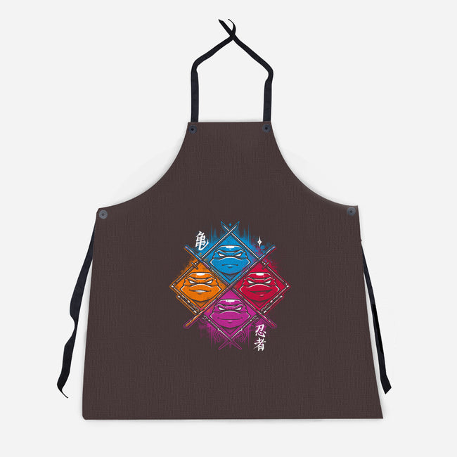 Four Turtles-unisex kitchen apron-StudioM6