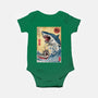 Hunting The Shark In Japan-baby basic onesie-DrMonekers