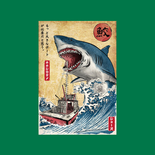 Hunting The Shark In Japan-unisex crew neck sweatshirt-DrMonekers