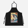 Hunting The Shark In Japan-unisex kitchen apron-DrMonekers