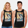 Hunting The Shark In Japan-unisex basic tank-DrMonekers