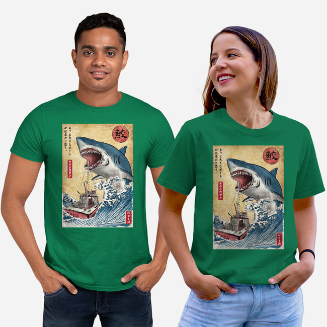 Hunting The Shark In Japan-unisex basic tee-DrMonekers