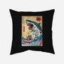 Hunting The Shark In Japan-none removable cover w insert throw pillow-DrMonekers