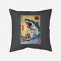 Hunting The Shark In Japan-none removable cover w insert throw pillow-DrMonekers