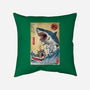 Hunting The Shark In Japan-none removable cover w insert throw pillow-DrMonekers
