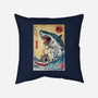 Hunting The Shark In Japan-none removable cover w insert throw pillow-DrMonekers