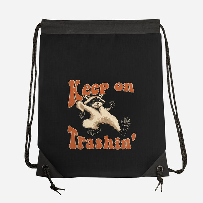 Keep On Trashin'-none drawstring bag-vp021