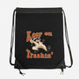 Keep On Trashin'-none drawstring bag-vp021