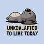 Unkoalified To Live Today-none memory foam bath mat-eduely