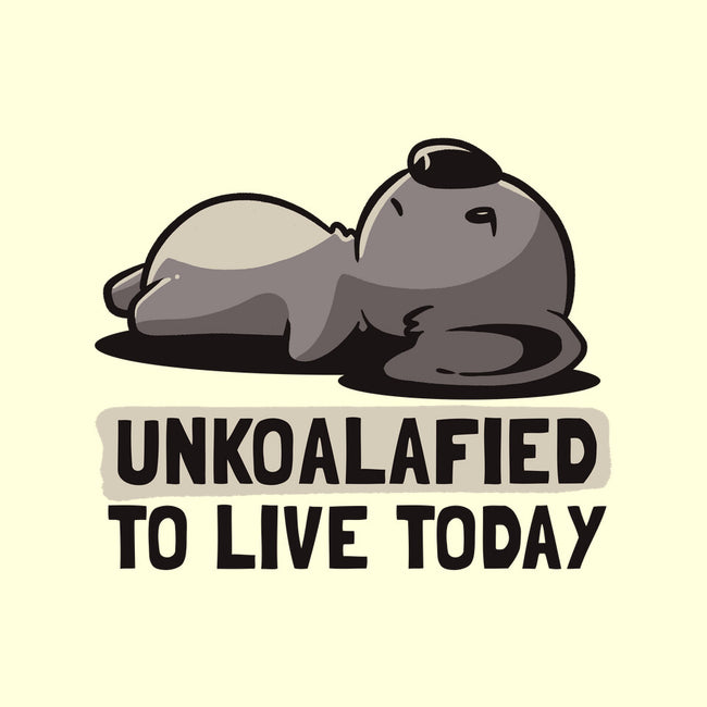 Unkoalified To Live Today-none removable cover w insert throw pillow-eduely