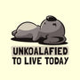 Unkoalified To Live Today-none removable cover w insert throw pillow-eduely