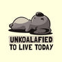 Unkoalified To Live Today-none stretched canvas-eduely