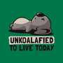 Unkoalified To Live Today-none polyester shower curtain-eduely