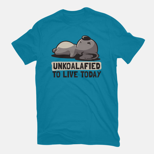 Unkoalified To Live Today-mens premium tee-eduely