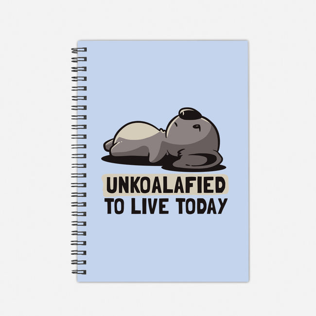 Unkoalified To Live Today-none dot grid notebook-eduely