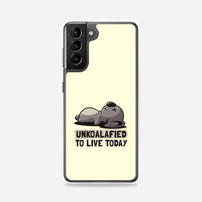 Unkoalified To Live Today-samsung snap phone case-eduely