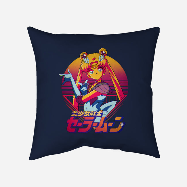 Sailor Cute-none non-removable cover w insert throw pillow-Odin Campoy