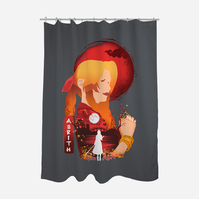 Flower Fantasy-none polyester shower curtain-hirolabs
