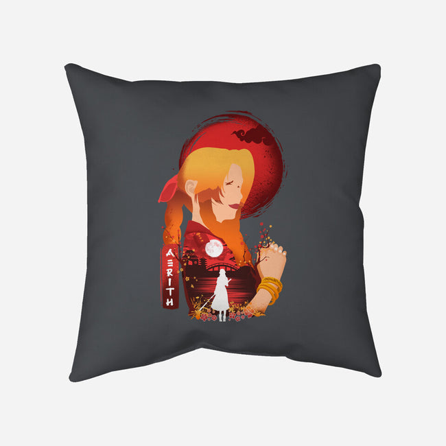 Flower Fantasy-none removable cover throw pillow-hirolabs