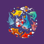 Summer Shark-none removable cover w insert throw pillow-Vallina84