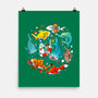 Summer Shark-none matte poster-Vallina84