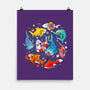 Summer Shark-none matte poster-Vallina84