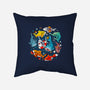 Summer Shark-none removable cover w insert throw pillow-Vallina84