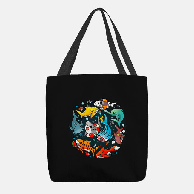 Summer Shark-none basic tote-Vallina84