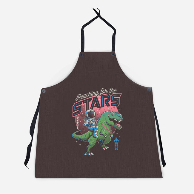 Reaching for the Stars-unisex kitchen apron-eduely