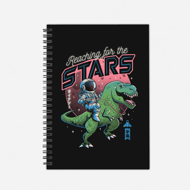 Reaching for the Stars-none dot grid notebook-eduely
