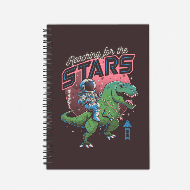 Reaching for the Stars-none dot grid notebook-eduely