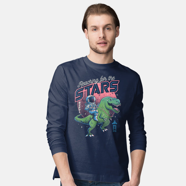 Reaching for the Stars-mens long sleeved tee-eduely