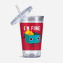 Dumpster Is Fine-none acrylic tumbler drinkware-DinoMike