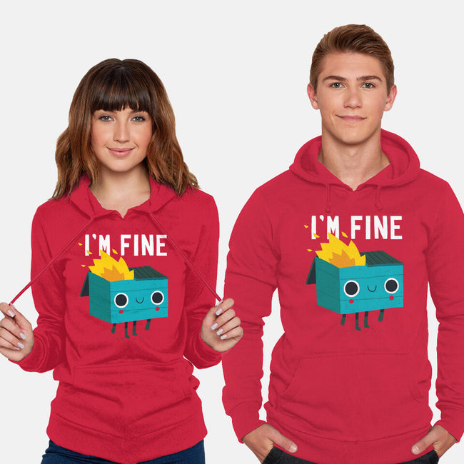 Dumpster Is Fine-unisex pullover sweatshirt-DinoMike