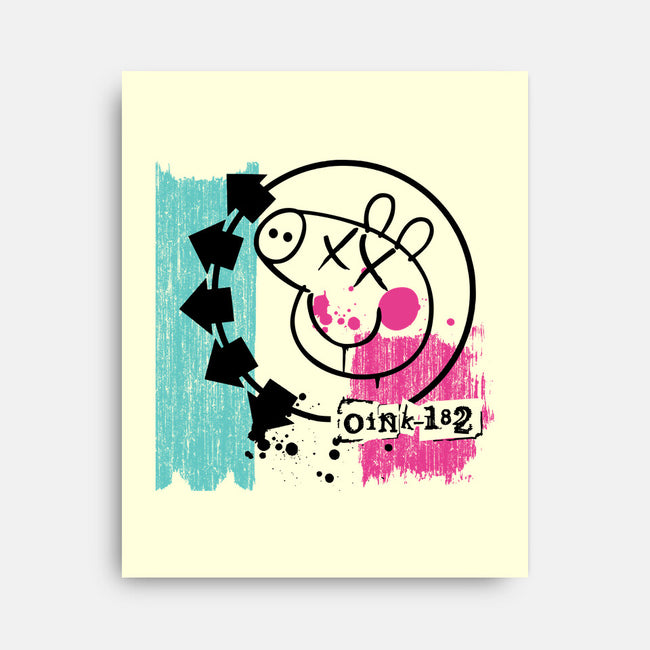 Oink-182-none stretched canvas-dalethesk8er