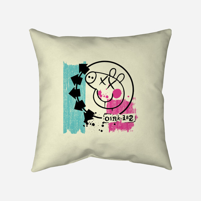 Oink-182-none removable cover w insert throw pillow-dalethesk8er