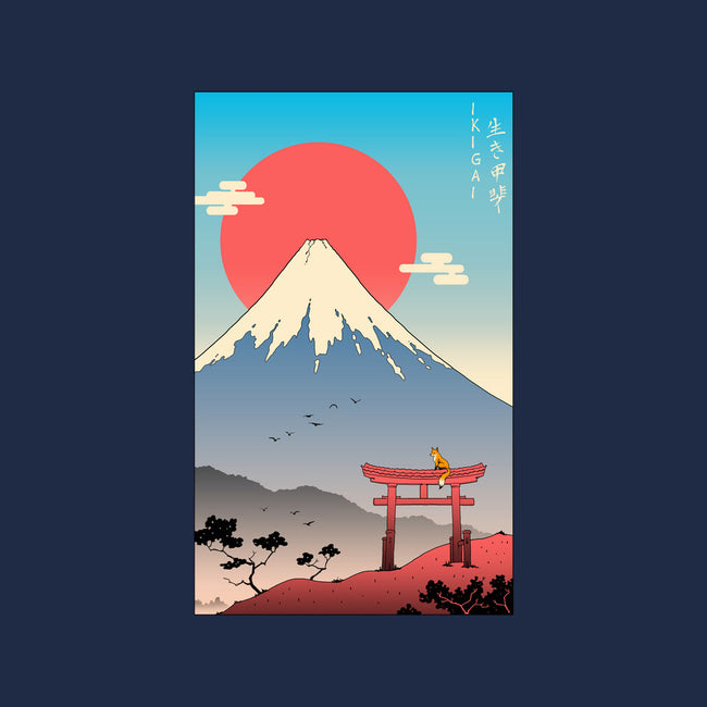 Ikigai In Mt. Fuji-none glossy sticker-vp021