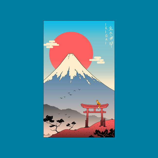 Ikigai In Mt. Fuji-none beach towel-vp021