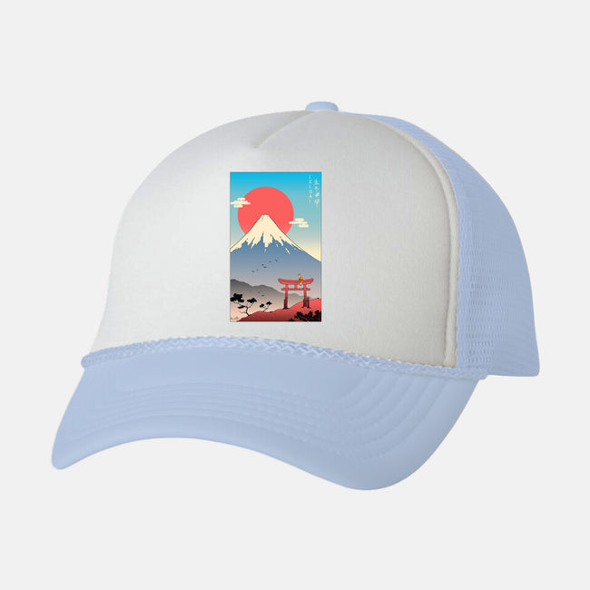 Ikigai In Mt. Fuji-unisex trucker hat-vp021