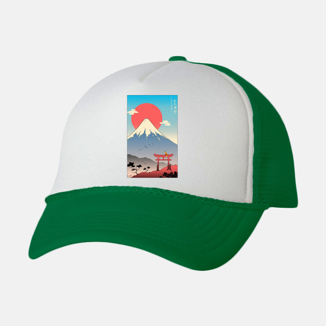 Ikigai In Mt. Fuji-unisex trucker hat-vp021