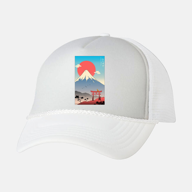 Ikigai In Mt. Fuji-unisex trucker hat-vp021