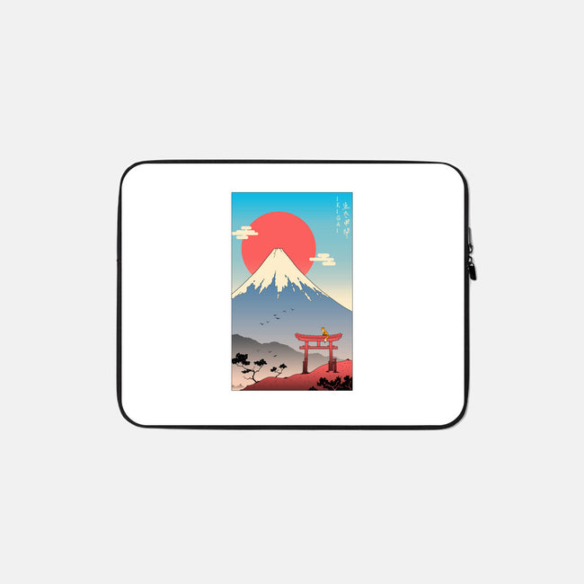 Ikigai In Mt. Fuji-none zippered laptop sleeve-vp021